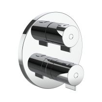 LAUFEN THERM Termostatická podomietková sprchová batéria, Chróm 100, HF506576100000