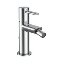 LAUFEN MEDA Bidet mixer, projection 95 mm, fixed spout, with pop-up waste, chrome, Chróm 100, HF506610100000