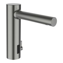 LAUFEN TWINTRONIC Elektronická umývadlová batéria s IR-Senzorom, výtok 145 mmnapájanie: zo siete 230 V, s Bluetooth modulom, PVD inox kartáčovaná oceľ 423, HF707003423000