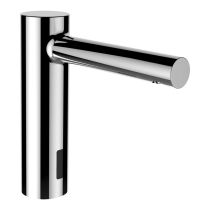 LAUFEN TWINTRONIC Umývadlová elektronická batéria, na studenú alebo zmiešanú vodu, pevný výtok 145 mm, na sieťové pripojenie, bez automatické výpusti, s IČ senzorom, Chróm 100, HF707004100000