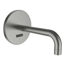 LAUFEN TWINTRONIC Podomietková elektronická umývadlová batéria, na sieťové pripojenie, s IČ senzorom, na studenú alebo zmiešanú vodu, pevný výtok 175mm, pre Simibox Standard a Simibox Light, PVD inox kartáčovaná oceľ 423, HF707023423000