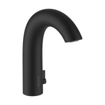 LAUFEN CURVETRONIC Elektronická umývadlová batéria s IR-Senzorom, výtok 135 mm napájanie: zo siete 230 V, s Bluetooth modulom, PVD titán čierný mat 428, HF707153428000