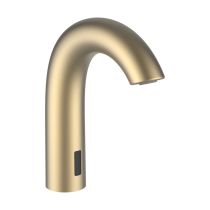 LAUFEN CURVETRONIC Elektronická umývadlová batéria s IR-Senzorom pre studenú alebo predzmiešanú vodu, výtok 135 mm, PVD svetlo zlatá matná 462, HF707154462060