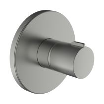 LAUFEN EASYTOUCH Vrchný set sprchovej podomietkovej samouzatváracej batérie, zmiešavacej, s prepínačom, pre Simibox alebo Simibox Light, PVD inox kartáčovaná oceľ 423, HF741078423000