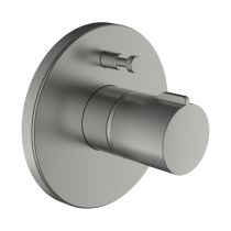 LAUFEN EASYTOUCH Vrchný set vaňovej/sprchovej podomietkovej samouzatváracej batérie, zmiešavacej, s prepínačom, pre Simibox alebo Simibox Light, PVD inox kartáčovaná oceľ 423, HF741079423000