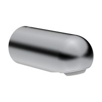 LAUFEN Hlavová sprcha nástenná antivandal, L = 128 mm, nastaviteľný uhol sprchového prúdu a prietok, kartačovaná nerez oceľ, PVD inox kartáčovaná oceľ 441, HF746028441000