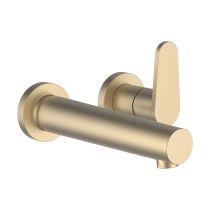 LAUFEN THE NEW CLASSIC Umývadlová 2-otvorová podomietková batéria, pevný výtok 180 mm, PVD svetlo zlatá matná 462, HF900522462000