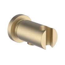 LAUFEN THE NEW CLASSIC The New Classic pripojenie sprchovej hadice 1/2", s nástenným držiakom ručnej sprchy, so spätným ventilom, celokovový, PVD svetlo zlatá matná 462, HF900549462000