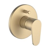 LAUFEN THE NEW CLASSIC Vrchný set podomietkovej vaňovej batérie s prepínačom pre Simibox alebo Simibox Light, chróm, so zavzdušňovacím ventilom, PVD svetlo zlatá matná 462, HF900579462000