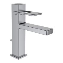 LAUFEN QUADRIGA Umývadlová páková batéria, pevný výtok 115 mm, s automatickým výpustom, PVD inox kartáčovaná oceľ 441, HF901101441000