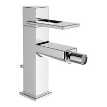 LAUFEN QUADRIGA Bidetová páková batéria, pevný výtok, s automatickým výpustom, Chróm 100, HF901110100000