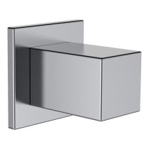 LAUFEN QUADRIGA Pripojenie sprchovej hadice 1/2" so spätným ventilom, PVD inox kartáčovaná oceľ 441, HF901159441000