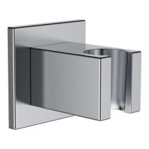 LAUFEN QUADRIGA Nástenný držiak ručnej sprchy 'QUADRIGA', pevný, celokovový, PVD inox kartáčovaná oceľ 441, HF901168441000