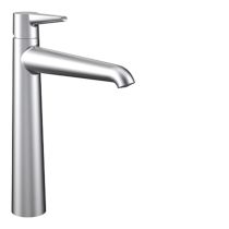 LAUFEN PURE Umývadlová páková batéria vysoká, pevný výtok 190 mm, bez automatickej výpusti, PVD inox kartáčovaná oceľ 423, HF901714423000