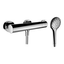 LAUFEN TWINPLUS Sprchová termostatická batéria, s príslušenstvom, Chróm 100, HF905451100600