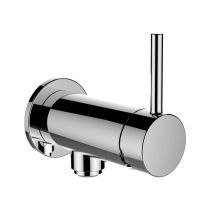 LAUFEN TWINPLUS Sprchová páková nástenná batéria pre podomietkové teleso Simibox 1-bodový, bez sprchového príslušenstva, Chróm 100, HF905455100040