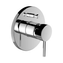 LAUFEN TWINPLUS Vrchná sada podomietkovej vaňovej batérie pre Simibox, s prepínačom, Chróm 100, HF905479100000