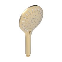 LAUFEN SHOWER PROGRAMME MyTwin120 ručná sprcha, 3 druhy prúdov, chróm, prietok 5,7 l/min, PVD svetlo zlatá matná 462, HF939029462000