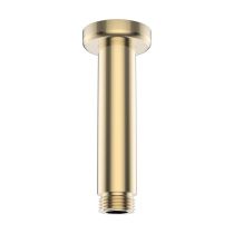 LAUFEN SHOWER PROGRAMME Sprchové rameno stropné 100 mm, s kruhovou ružicou, pre kruhovú hlavovú sprchu s dažďovým efektom, PVD Zlatá lesklá 463, HF960098463001