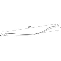 LAUFEN PALACE Držiak na uterák pre umývadlá 814706/8, Chróm 004, H3817050040001