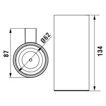 LAUFEN NIXIE Pohárik na zubné kefky, nástenný, Chróm 004, H3821510040001