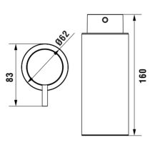 LAUFEN NIXIE Dávkovač mydla stojaci, 200 ml, Biela matná 268, H3831502680001