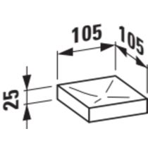 LAUFEN Kartell LAUFEN Mydelnička, plastová transparentná, Smaragdová zelená 092, H3833300920001