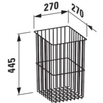 LAUFEN BASE Kôš na bielizeň pre vysokú skrinku, H4930201100001