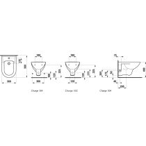 LAUFEN LAUFEN PRO Závesný bidet, 560x360mm, Biela LCC 400, H8309514003041