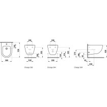 LAUFEN LAUFEN PRO Závesný bidet, 530x360mm, Biela LCC 400, H8309524003021