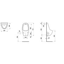 LAUFEN TAMARO Pisoár, H8400900000001