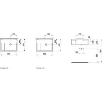 LAUFEN COLLEGE LAUFEN COLLEGE Školské umývadlo, bez otvoru pre batériu, 600x455 mm, Biela LCC 400, H8576004000001, 600x455 mm, Biela LCC 400, H8576004000001