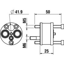 LAUFEN Predlžovací set L=25mm, pre Simibox 1-Point, HF530020000000