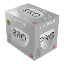 LAUFEN LAUFEN PRO, Závesný WC Pack, Rimless, hlboké splachovanie, s viditeľným uchytením, vrátane WC sedadla na sedenie s poklopom SLIM so spomaľovacím mechanizmom, Biela 000, 530x360 mm, H8669540000001