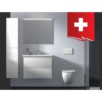 LAUFEN BASAL RIMLESS WC závesné 53x36 cm,  + WC sedadlo Slow-closing, H866E100000001