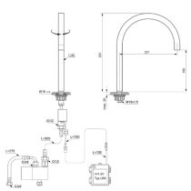 SOLOS Umývadlová batéria 1 otvorová, ušľachtilá oceľ, A7833GN