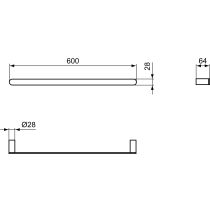 CONCA Madlo  na ručník okrúhly 60 cm, T4499A5