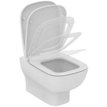 ESEDRA WC závesné, aquablade 56x36,5 cm, T386001  + WC sedadlo soft-close, T318101