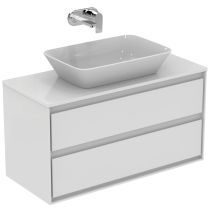 CONNECT AIR umývadlo na dosku 60x40cm,  Skrinka pod umývadlo 100 cm, E0821VY, horná doska 100cm E0851VY