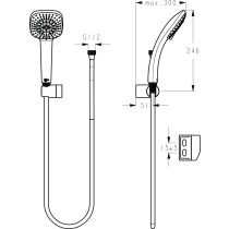 IDEALRAIN sprchová sada S3, B0020AA