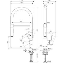 GUSTO Drezová batéria vysoká Semi-Pro verzia, BD417J4