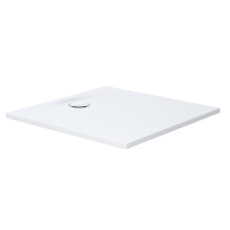 BetteUltra Space sprchová vanička z glazovanej titánovej ocele 900x900x30 mm, Biela, 4011-000T1