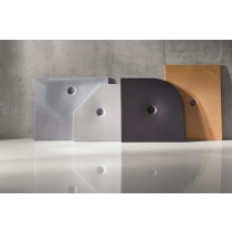 BetteFloor Side sprchová vanička z glazovanej titánovej ocele 1200x900x30 mm, Biela, 3380-000T1