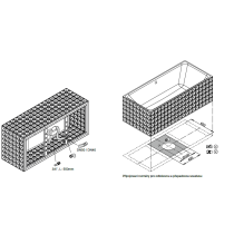 BetteLoft Ornament voľne stojaca vaňa z glazovanej titánovej ocele s povrchovou úpravou GlazePlus 1810x810x620 mm, Biela, 3172-000CFXX6A,PLUS