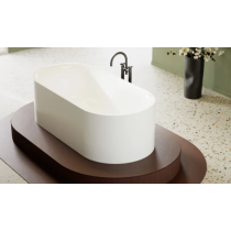 BetteLux Oval Silhouette voľne stojaca vaňa z glazovanej titánovej ocele s povrchovou úpravou GlazePlus 1800x800x575 mm, Biela, 3466-000CFXXS,PLUS