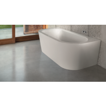 BetteStarlet I Silhouette voľne stojaca vaňa k stene z glazovanej titánovej ocele s povrchovou úpravou GlazePlus 1850x850x575 mm, Biela, 8320-000CWVVKPLUS