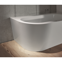 BetteStarlet V Silhouette voľne stojaca vaňa k stene z glazovanej titánovej ocele 1850x850x575 mm, Biela, 6700-000CELVK