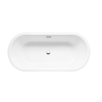 BetteStarlet Oval Silhouette voľne stojaca vaňa z glazovanej titánovej ocele s povrchovou úpravou GlazePlus 1850x850x575 mm, Biela, 2740-000CFXXK,PLUS