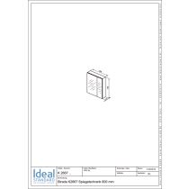 STRADA Zrkadlová skrinka s osvetlením 60 cm, K2667WG