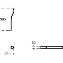 ADAPTO Držiak na ručník Onda, U8425AA